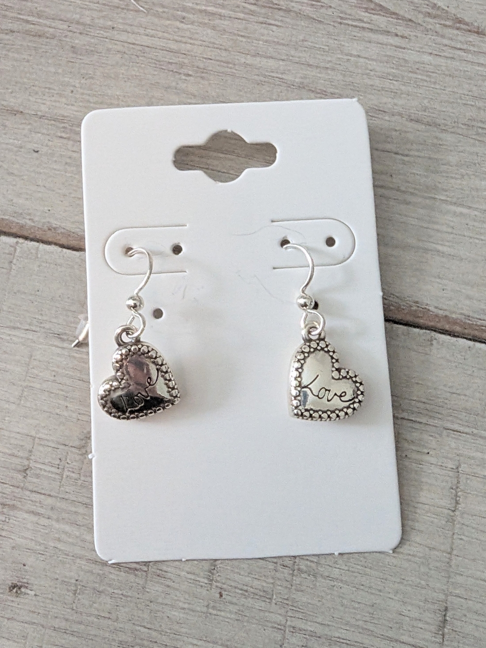 One Heart Love French Wire Earrings By Brighton NWOT